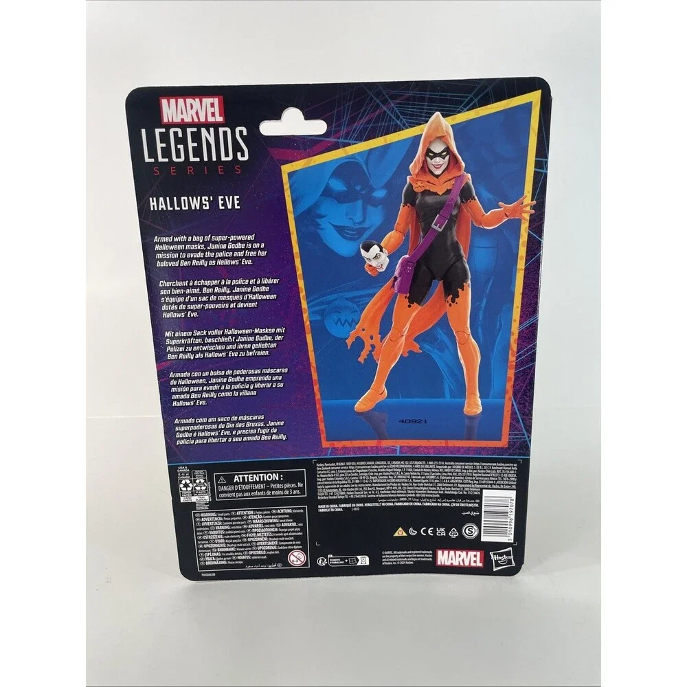 Marvel Legends Series Action Figure Hallow's Eve Spider-Man Retro NEW SEALED